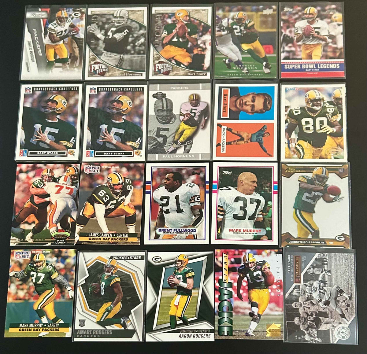NFL Green Bay Packers 20 Card Lot #1
