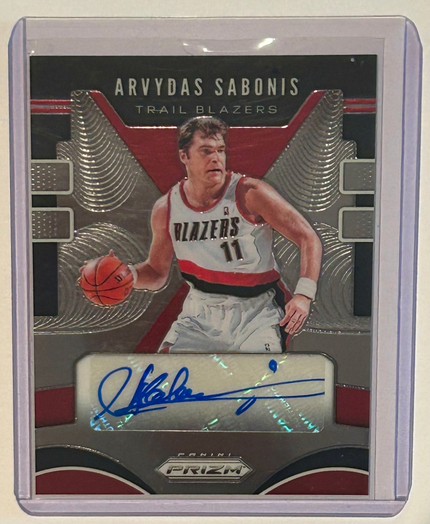 2019-20 Prizm Signatures - Arvydas Sabonis Autograph.