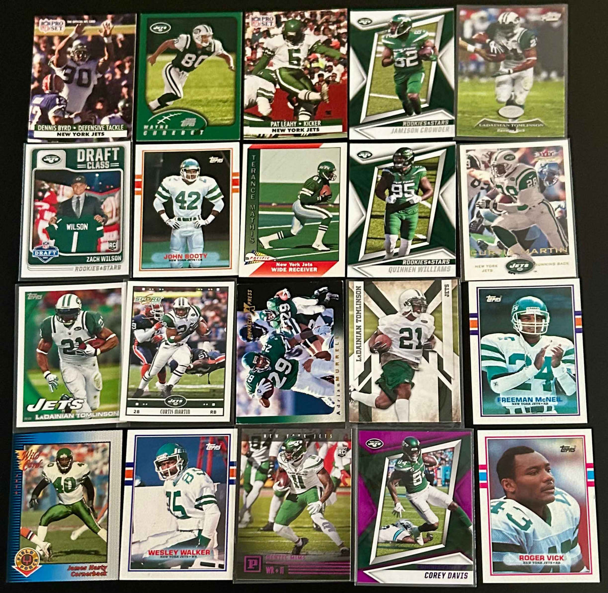 NFL New York Jets 20 card lot #4