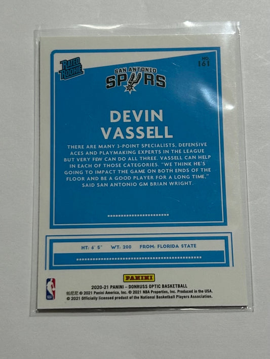 2020-2021 Panini - Donruss Optic Basketball Rated Rookie Devin Vassell
