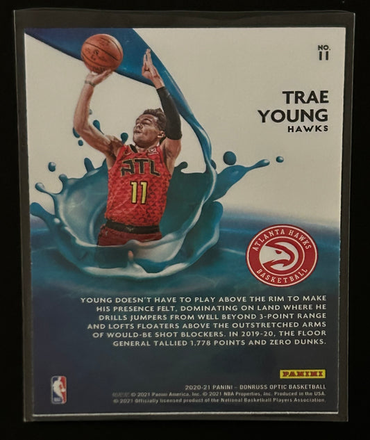 2020-2021 Panini Optic Splash Trae Young