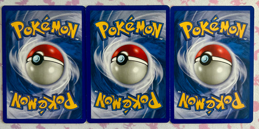 3 Card Rocket’s Hideout Neo Revelation lot.