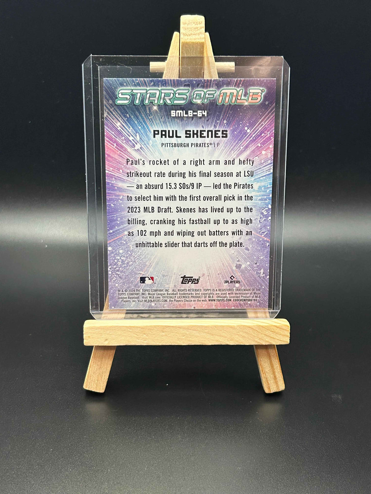 2024 Stars of the MLB Paul Skenes RC #2