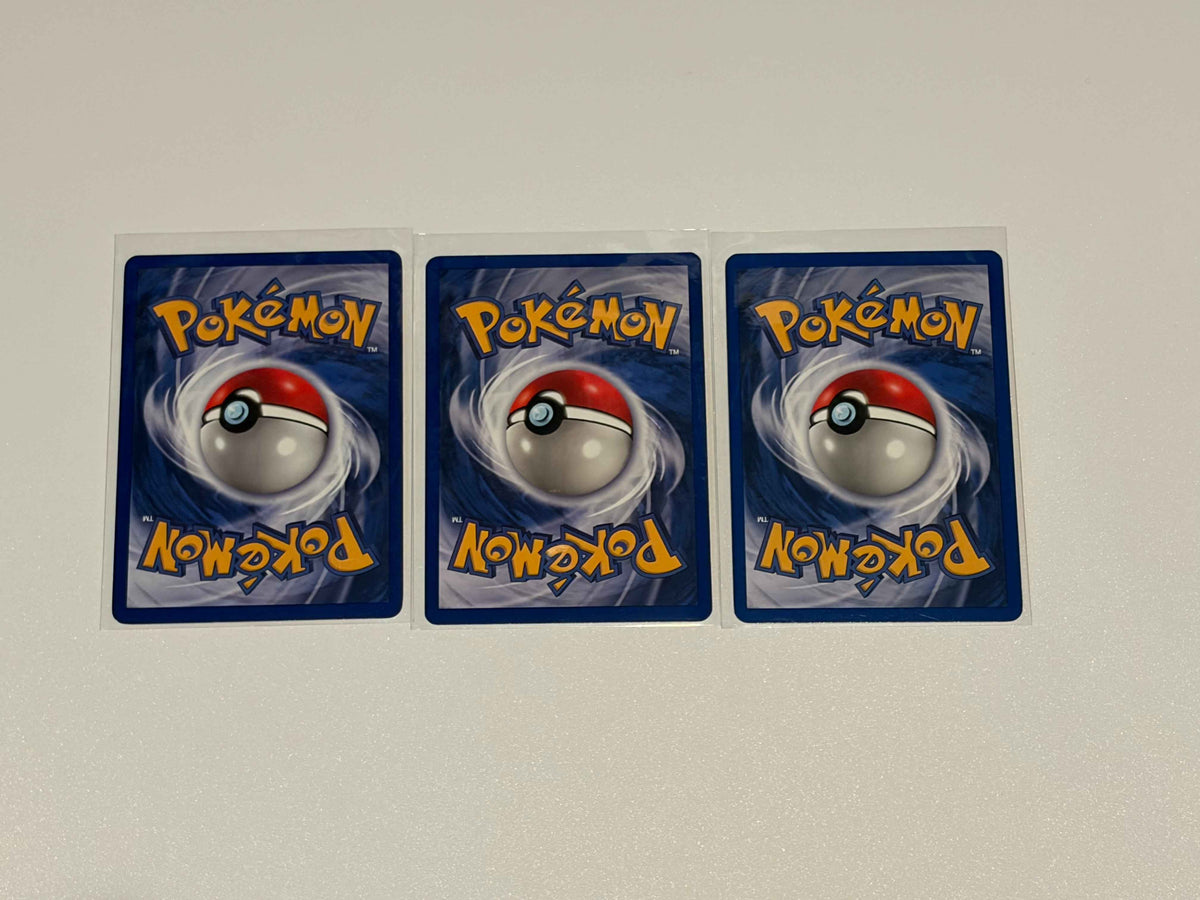 Metapod - Base Set (BS) Common 3 card lot LP