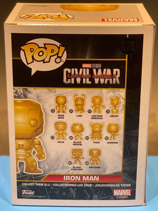Funko Pop Iron Man Gold Chrome 375
