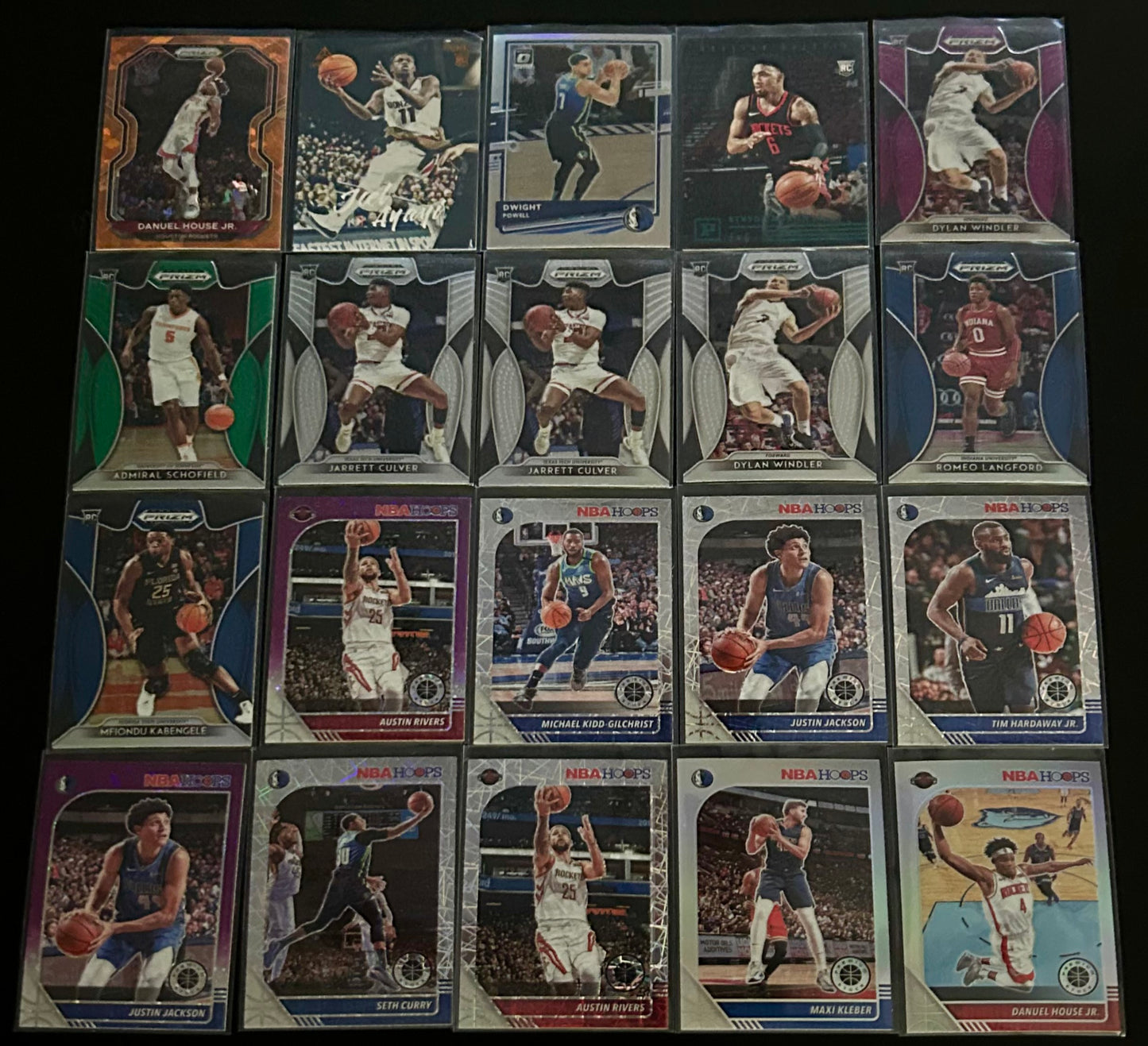 2019-2021 Panini 20 Card Parallel Lot
