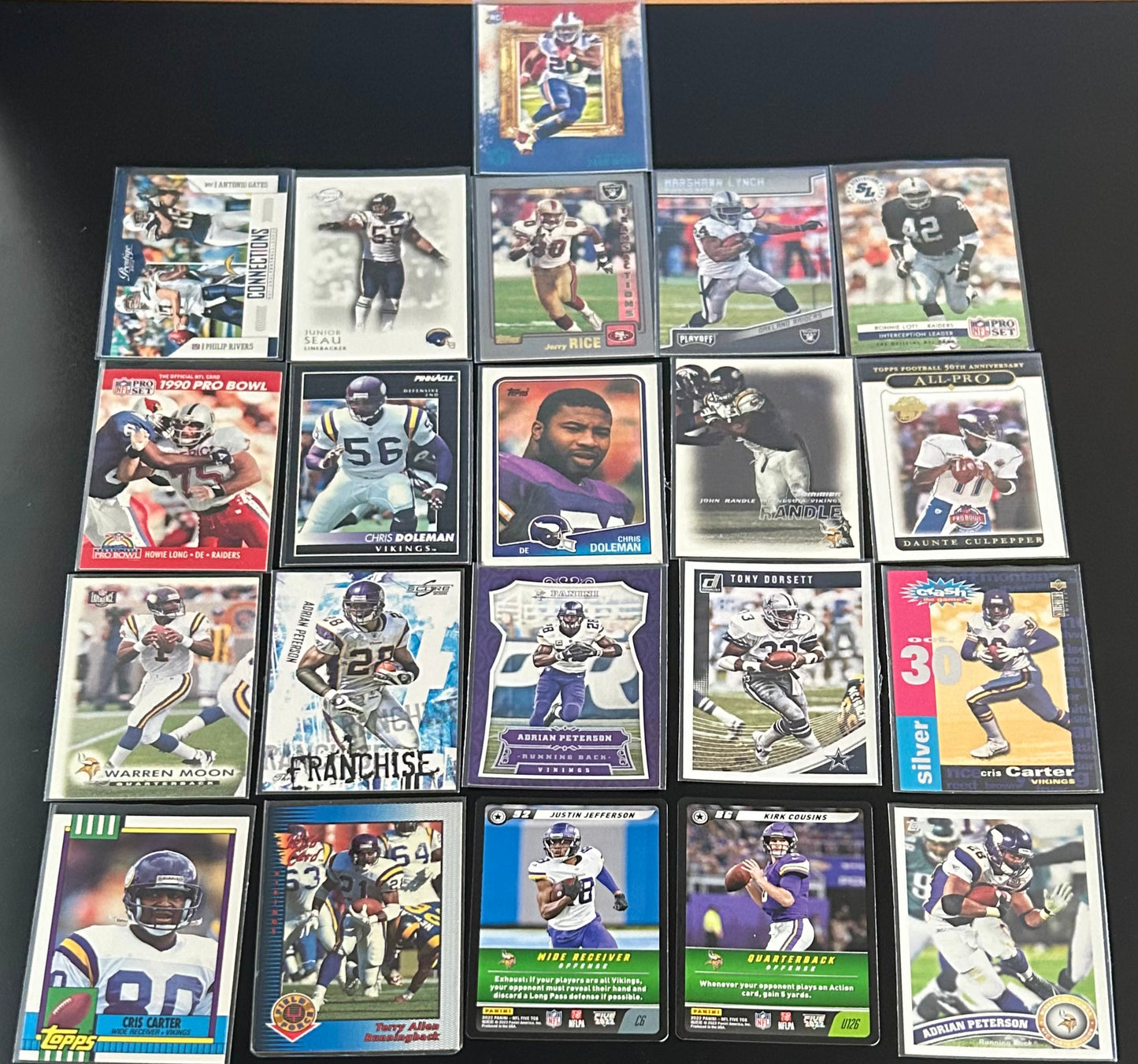NFL $5 21 Card Lot