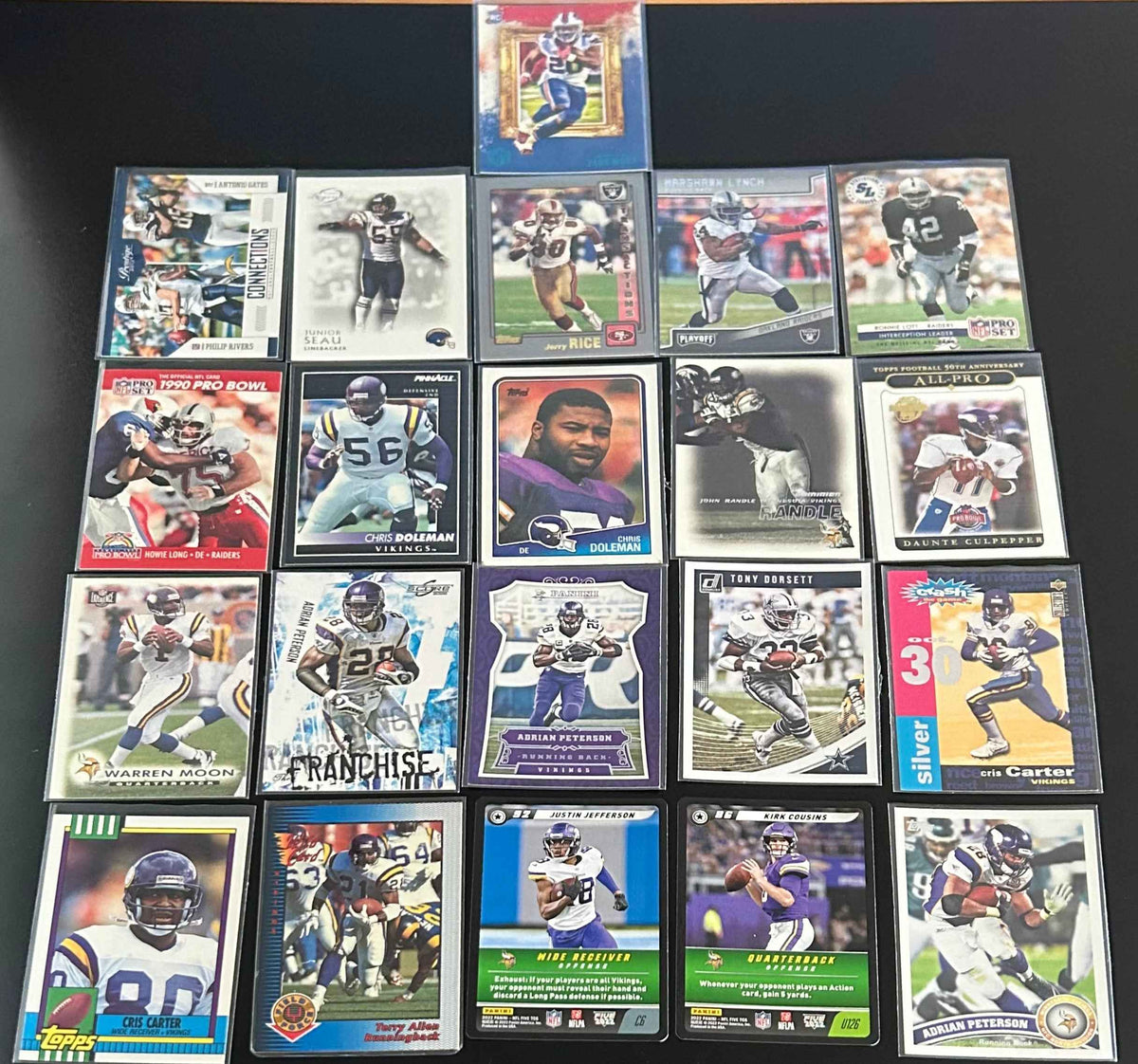 NFL $5 21 Card Lot