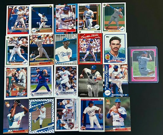 MLB Los Angeles Dodgers 21 Card Lot
