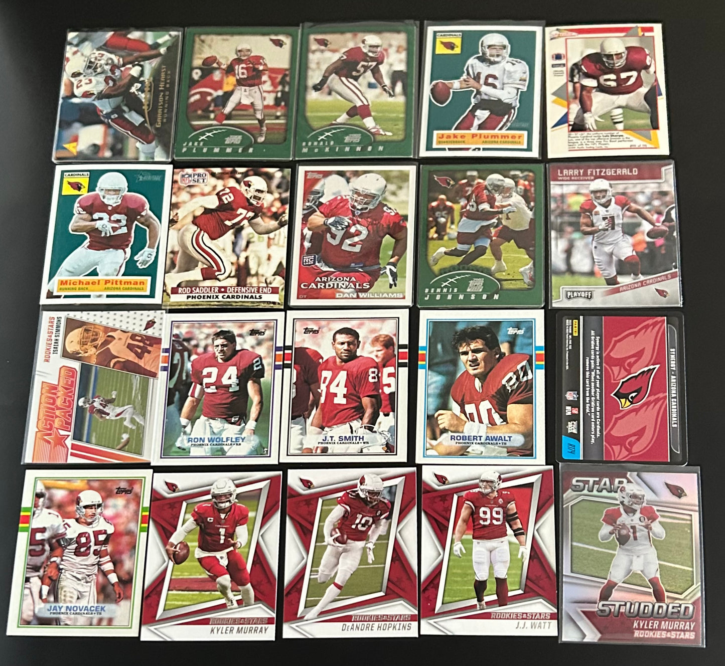 NFL Arizona Cardinals 20 Card Lot #3