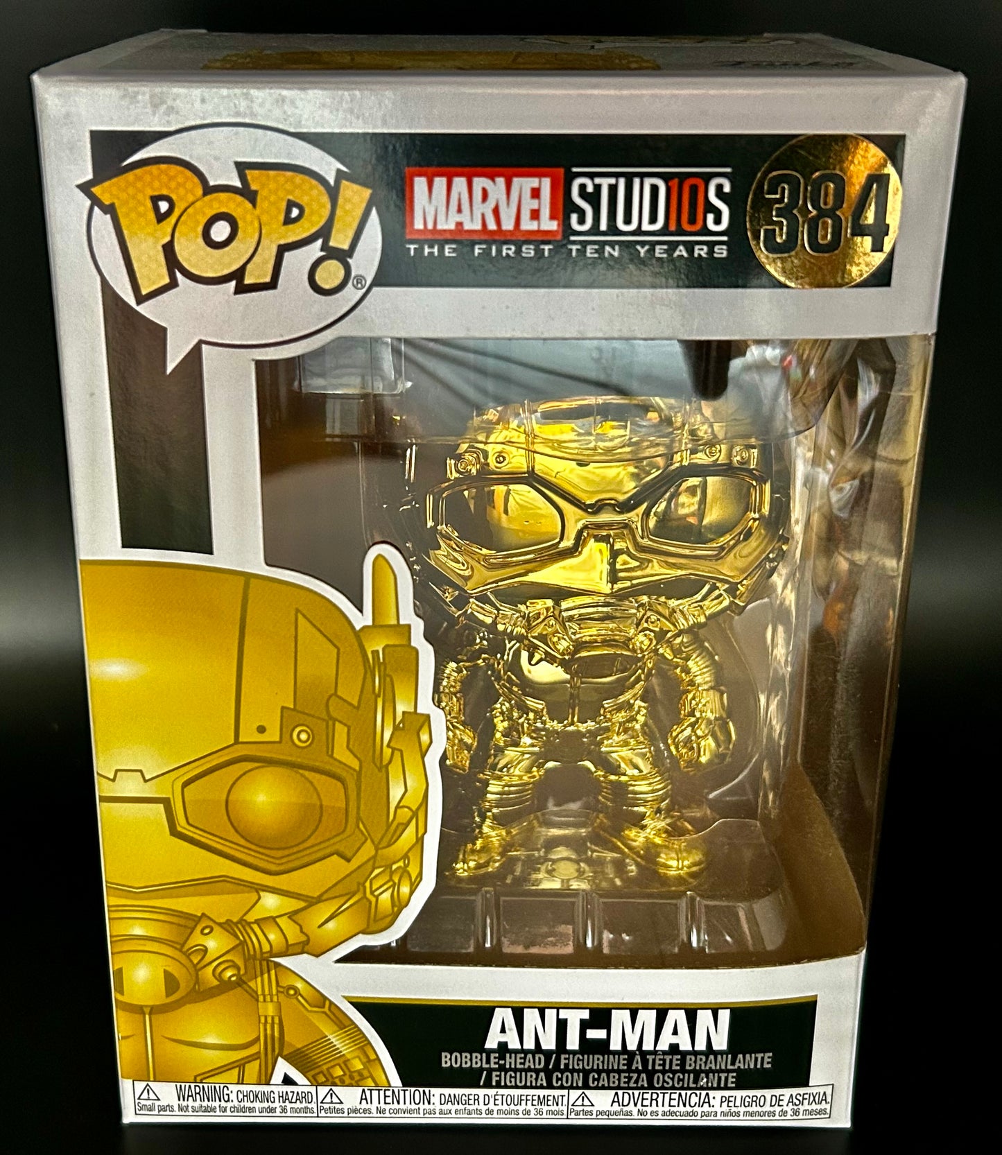 Funko Pop Ant-man Gold Chrome 384