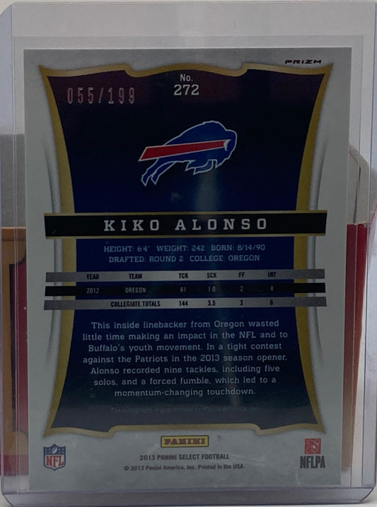 2013 Panini Select Football Kiko Alonso Autographed Numbered