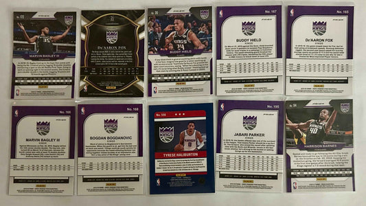 Sacramento Kings Parallel Card Lot #1