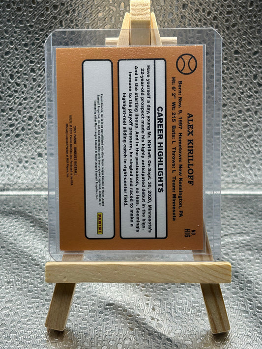 2021 Donruss Silver Parallel Alex Kirilloff