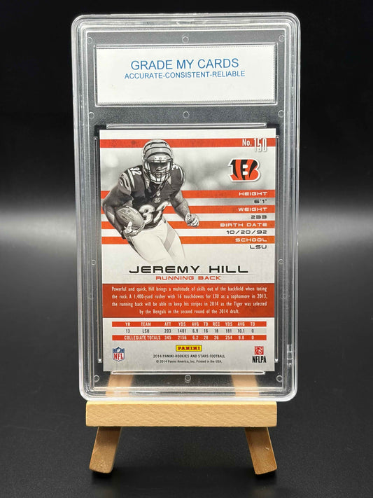 2014 Rookies and Stars Gold Parallel RC Jeremy Hill Graded