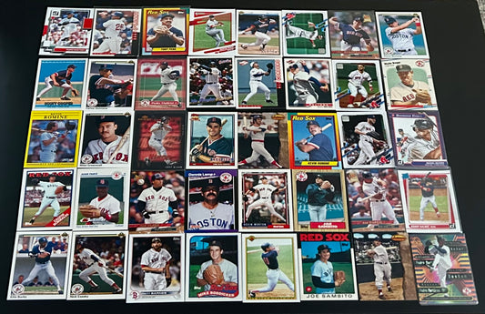 MLB 40 Card Boston Red Sox Card lot # 1
