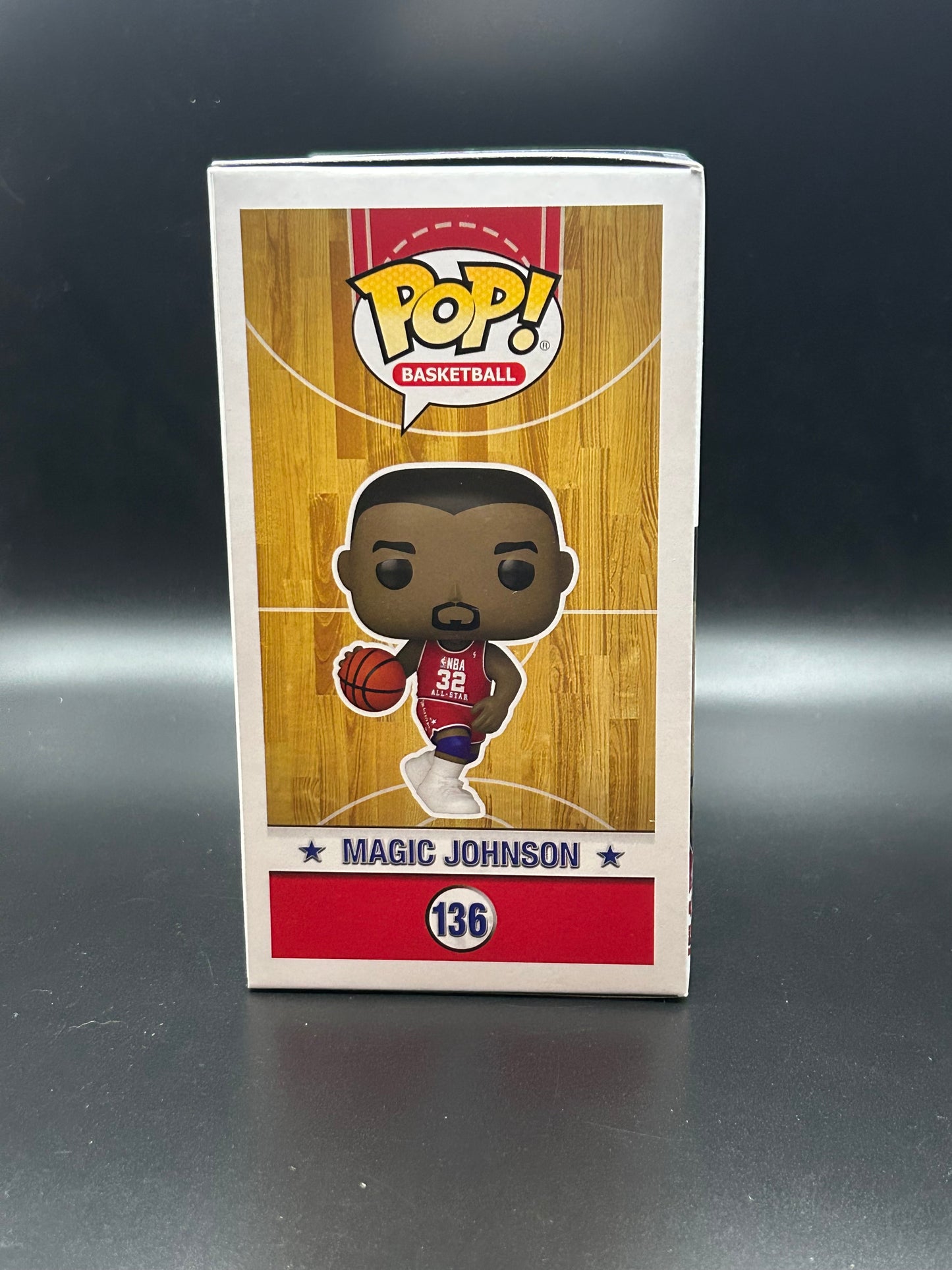 Magic Johnson Funko Pop! With All Star Basketball Card