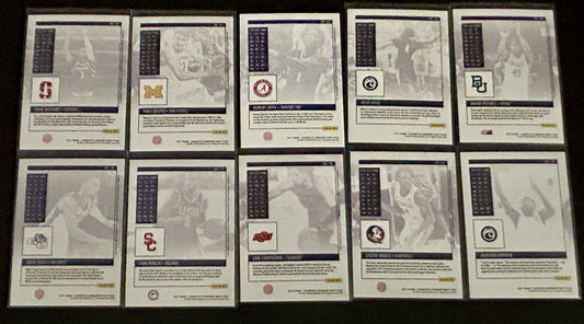 2021 Panini- 10 Card Chronicles Luminance Draft Picks lot