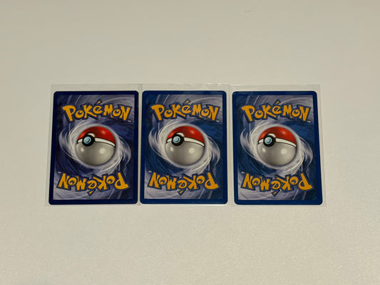 Kadabra - Base Set (BS) UnCommon 3 card lot LP