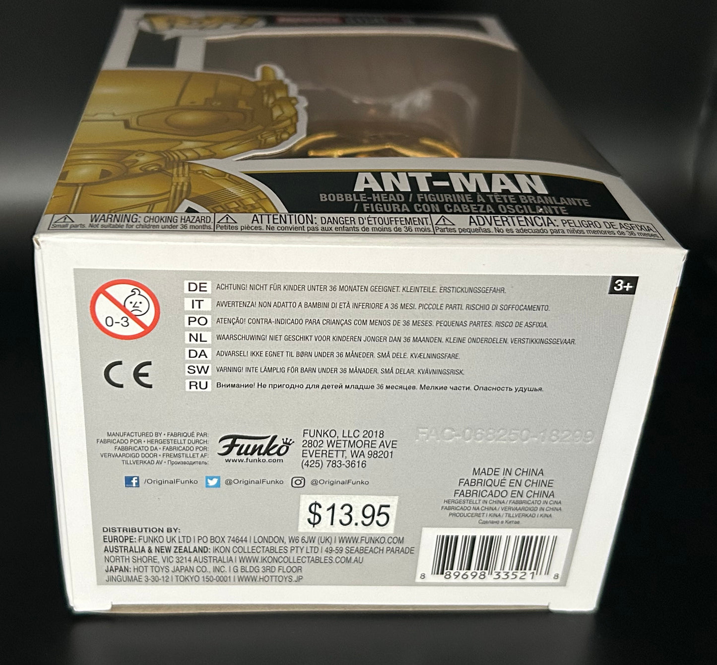 Funko Pop Ant-man Gold Chrome 384