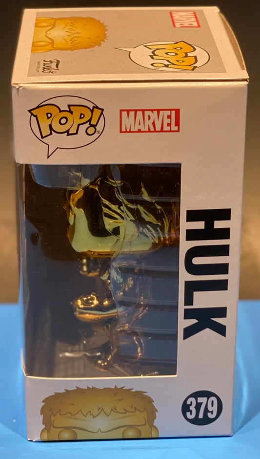 Funko Pop Gold Chrome Hulk 379