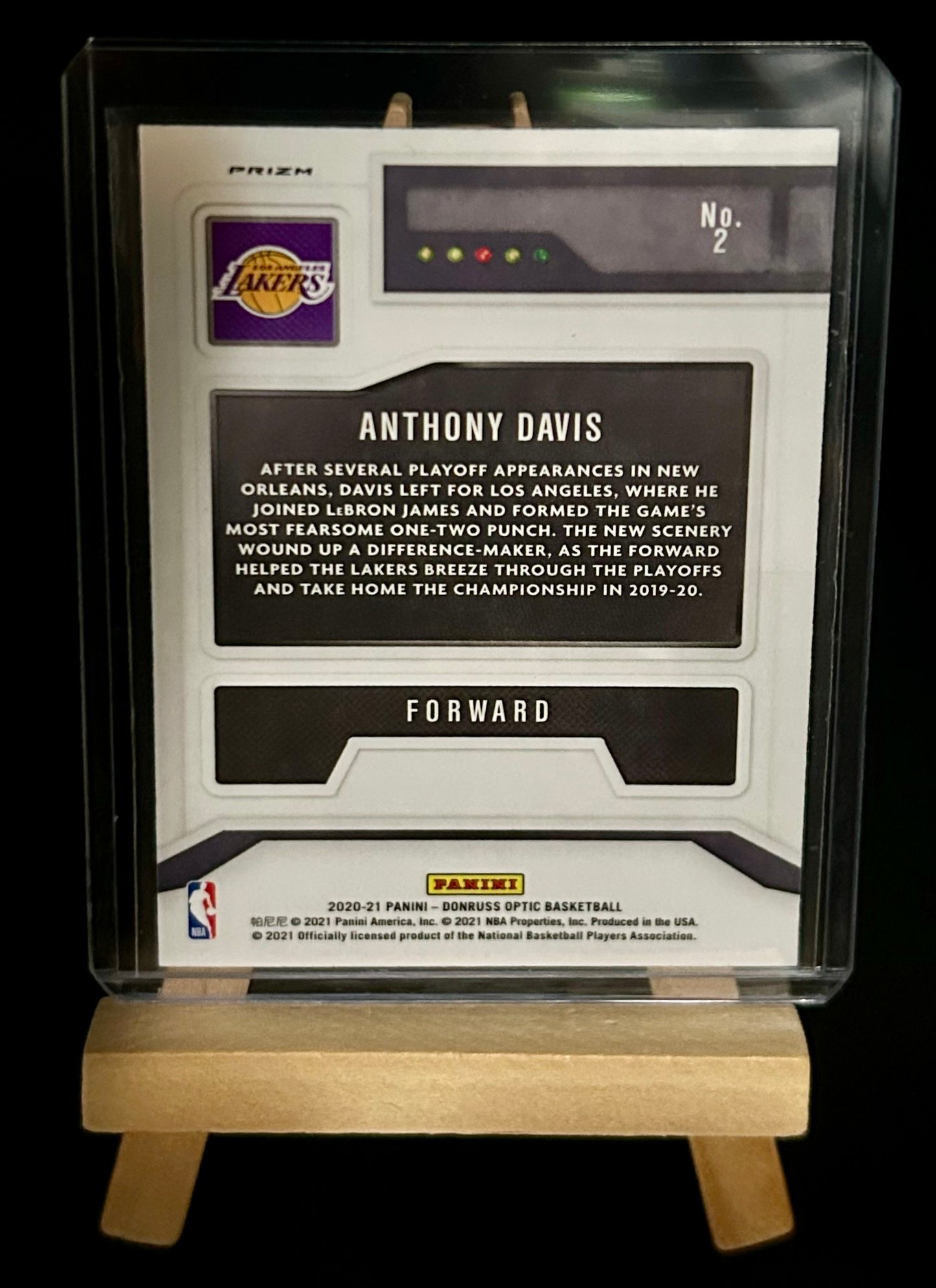 2020 Donruss Optic T-Minus 3…2…1 Holo Anthony Davis