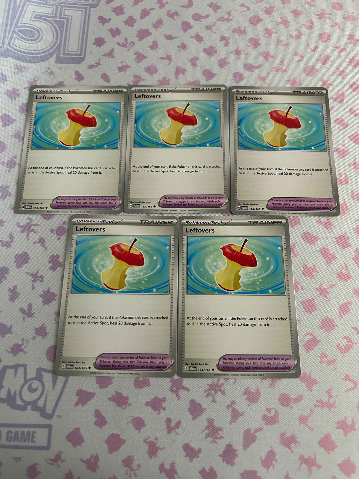 5 Leftovers Card Scarlet & Violet 151 lot