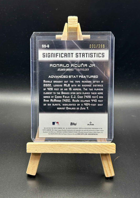 2023 Topps Series 2 Ronald Acuña Jr. Significant Stats Parallel /299
