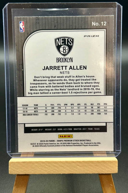 2019-20 Panini NBA Hoops Premium Purple Disco Parallel Jarrett Allen