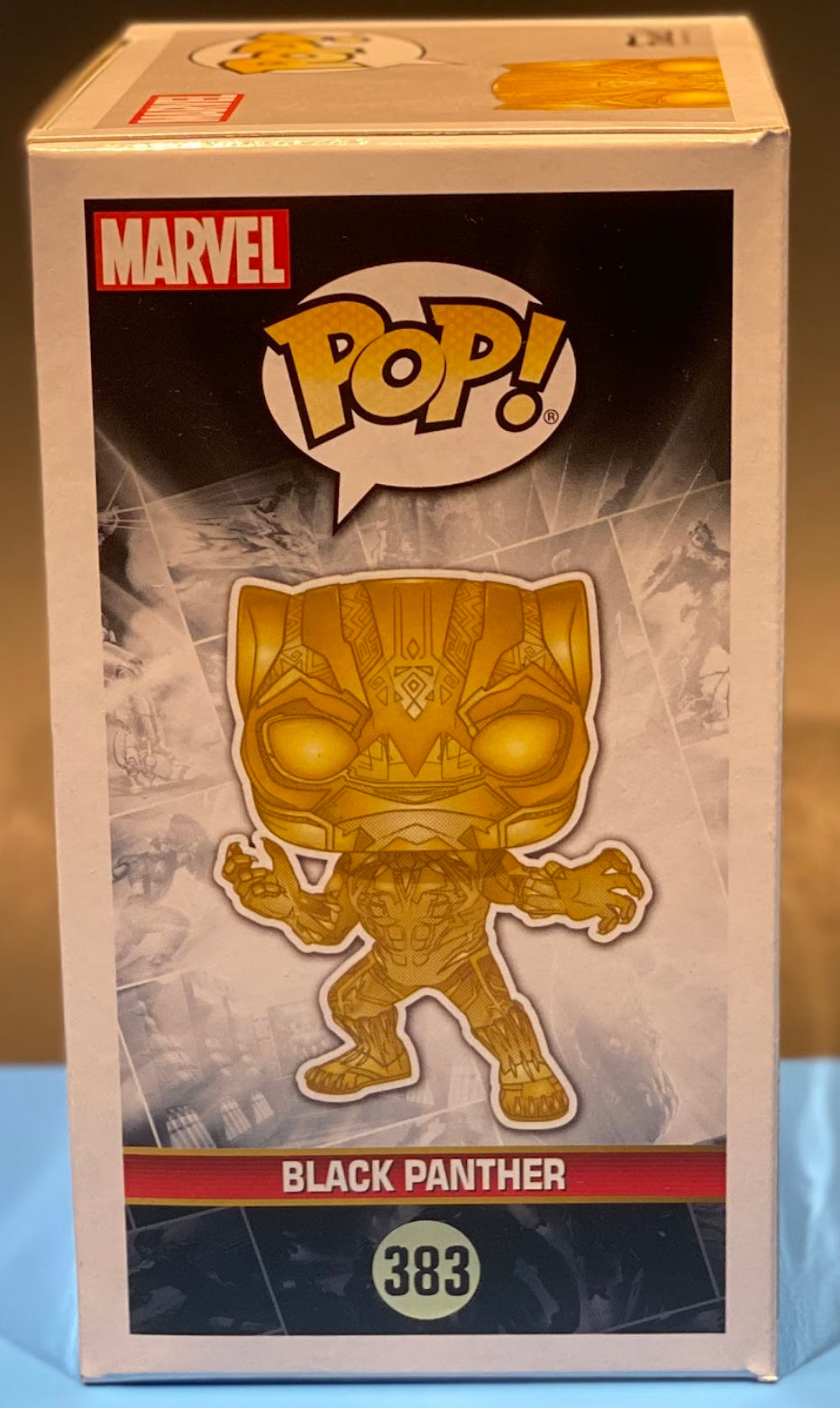 Funko Pop Black panther gold chrome