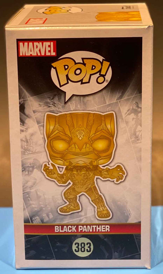 Funko Pop Black panther gold chrome 383