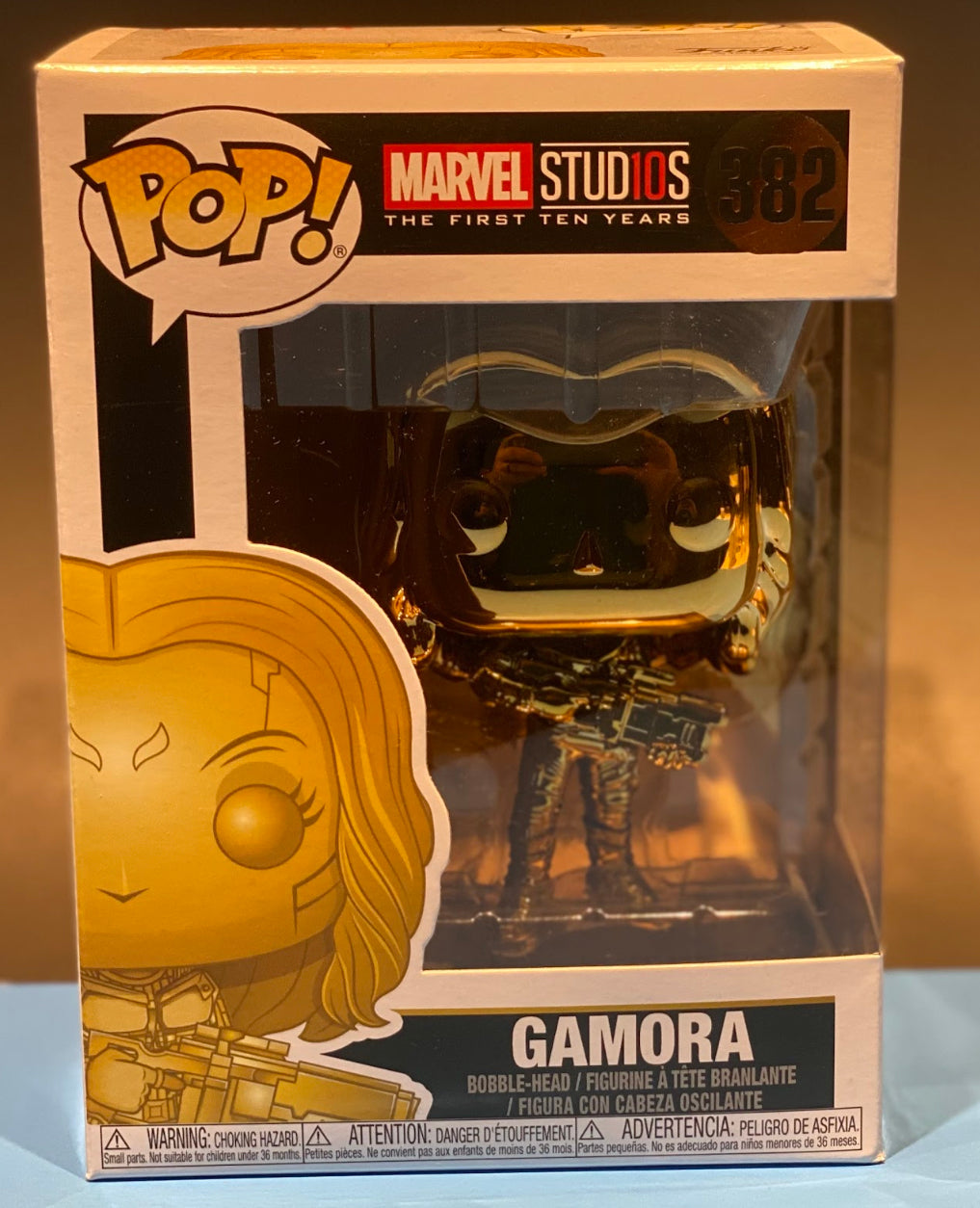 Funko Pop Gold Chrome Gamora 382