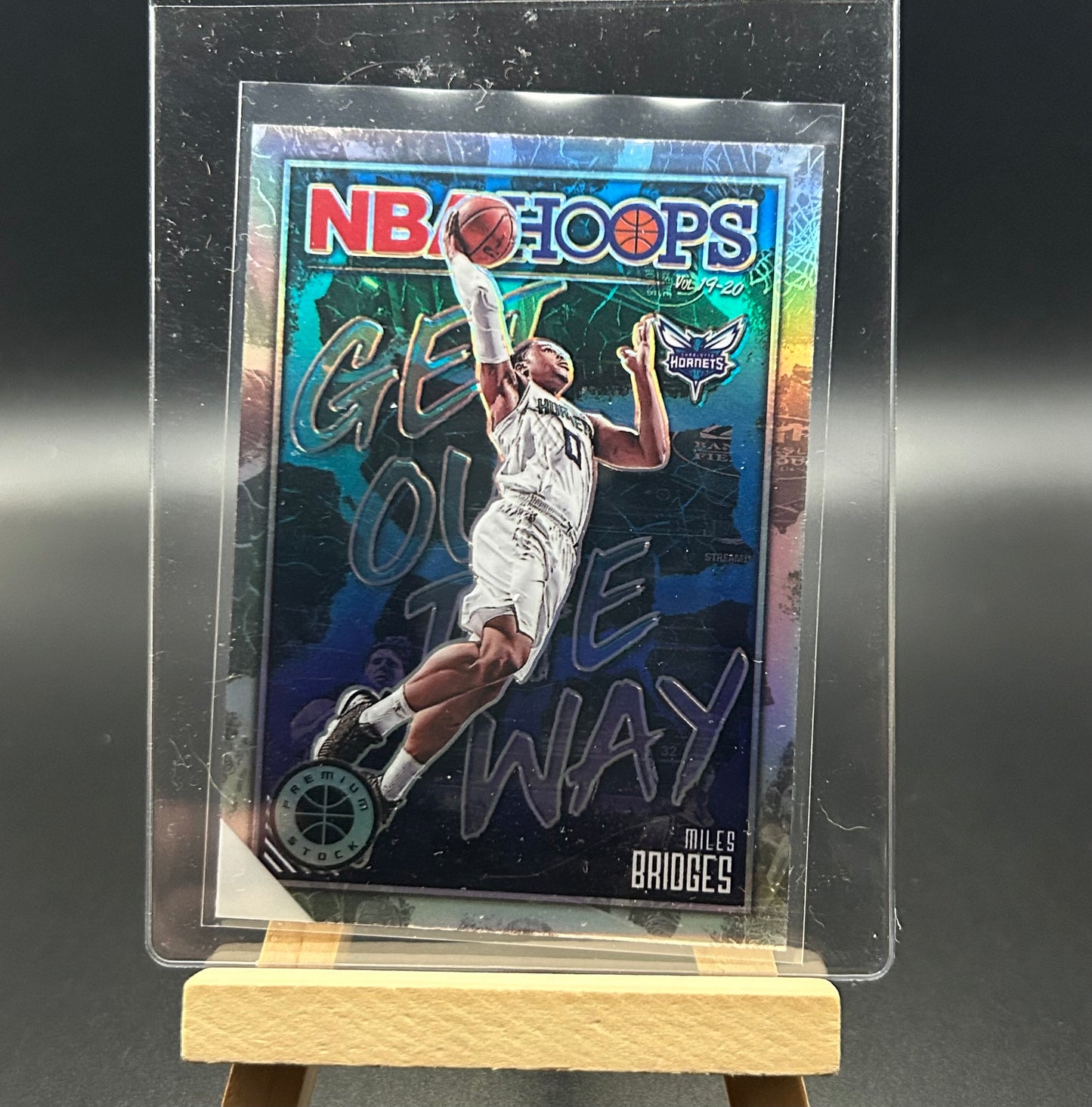 2019-2020 Hoops Premium Stock Miles Bridges Get out the way holo