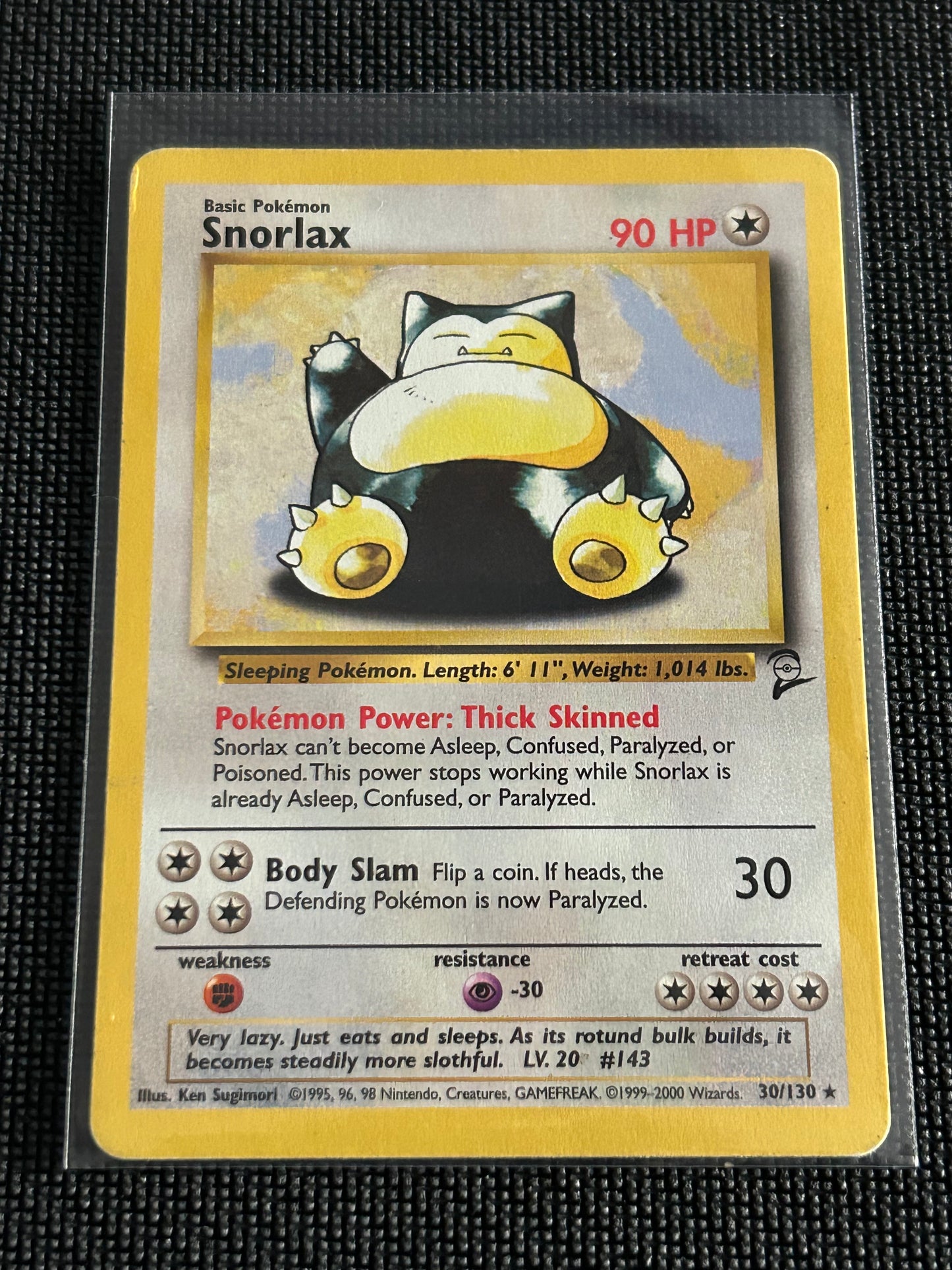 Snorlax (30/130) - Base Set 2 Non Holo Rare