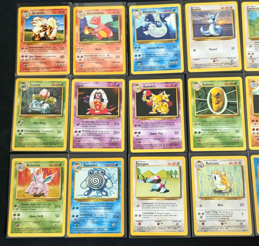 70 Card Pokemon Base Set Collection