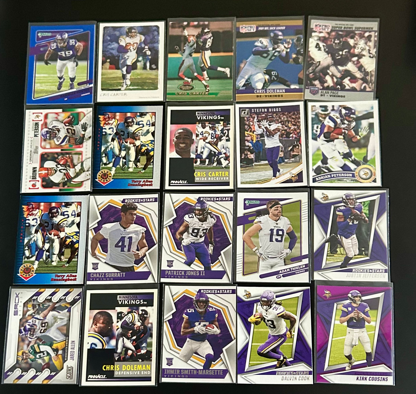 NFL Minnesota Vikings 20 Card Lot #1