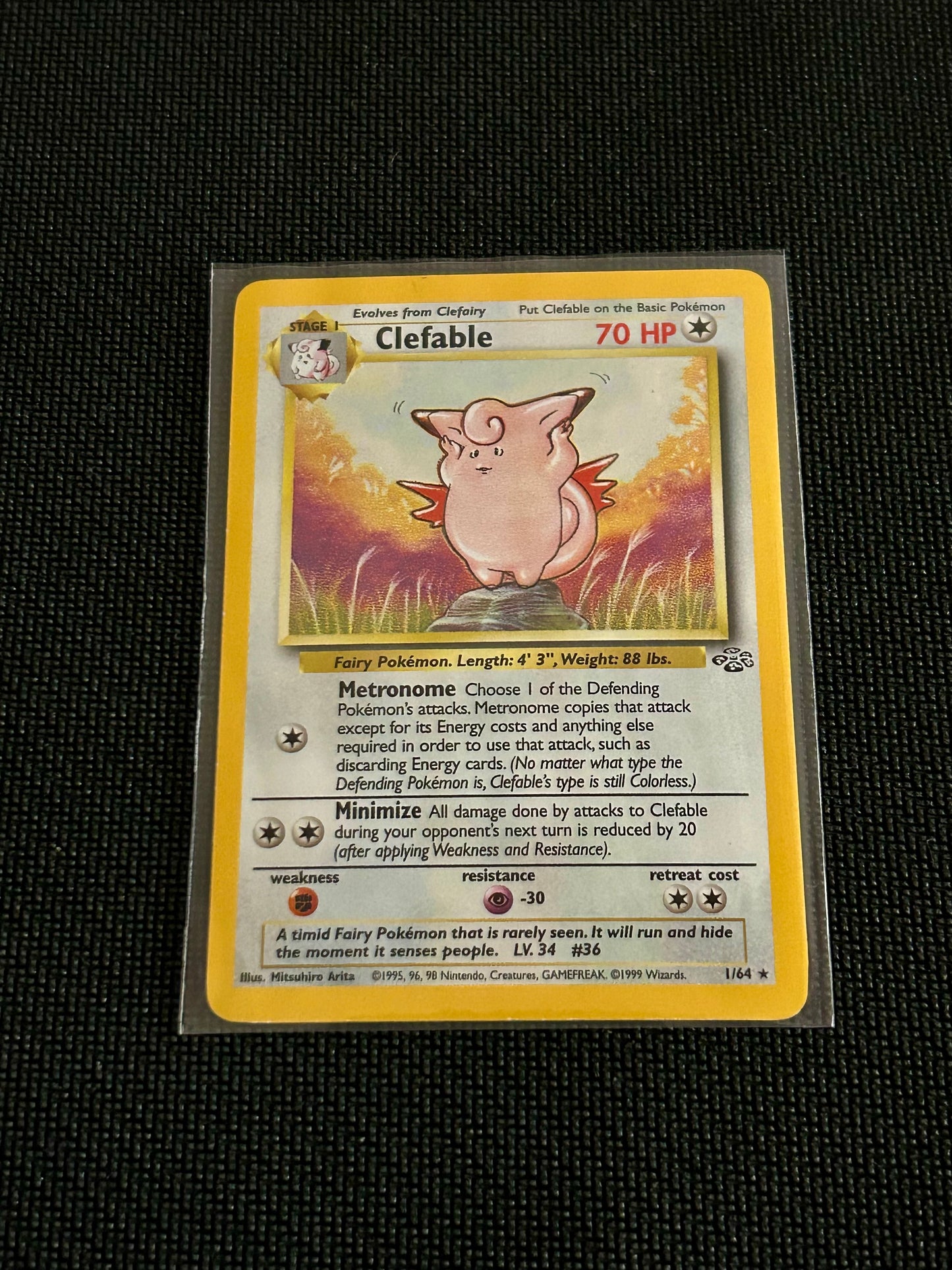 Clefable (01/64) - Jungle (JU)Holo Rare