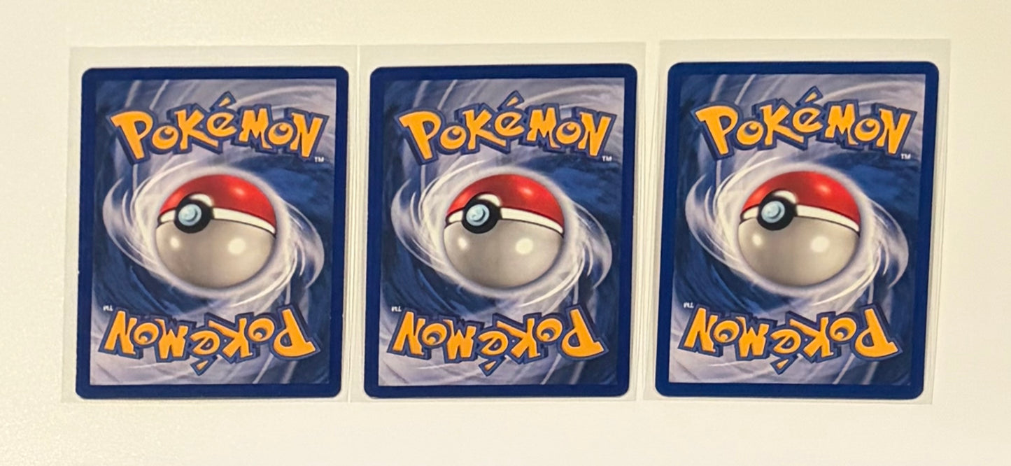 Weedle - Base Set (BS) Common 3 card lot LP (Read Description)