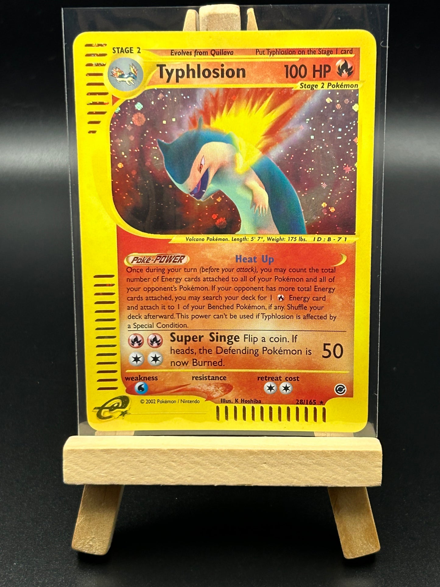 Typhlosion (28) - Expedition (EX) NM Holo Rare