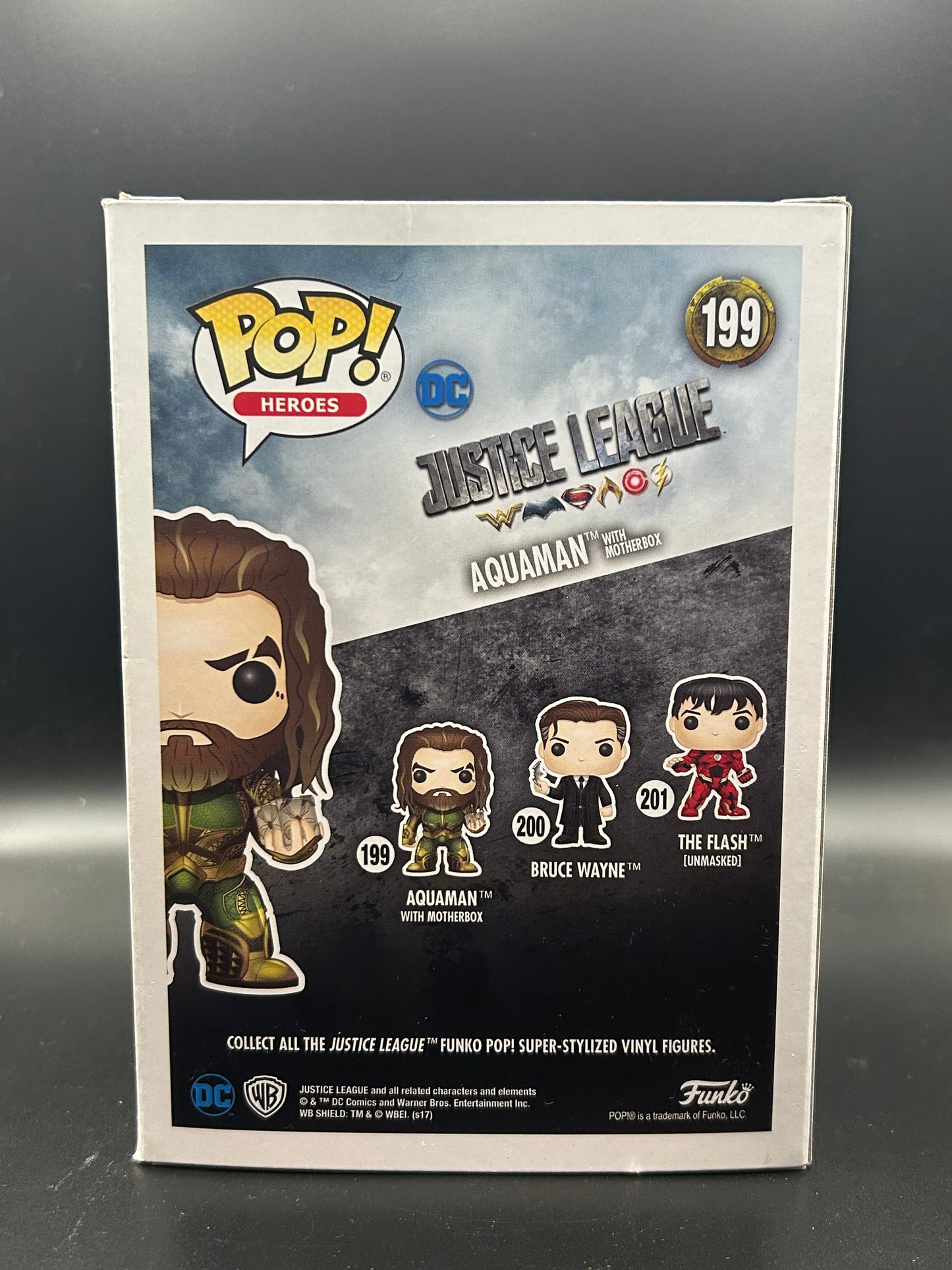 Funko Pop DC Justice League Aquaman with motherbox 2017 Summer Convention exclusive