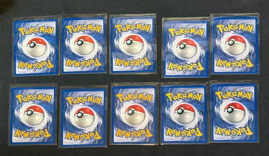 10 LP Cards Original Series Team Rocket Lot