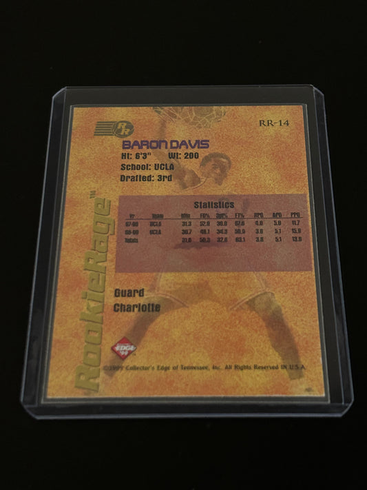 1999 Edge Gold Ingot Rookie Rage Baron Davis
