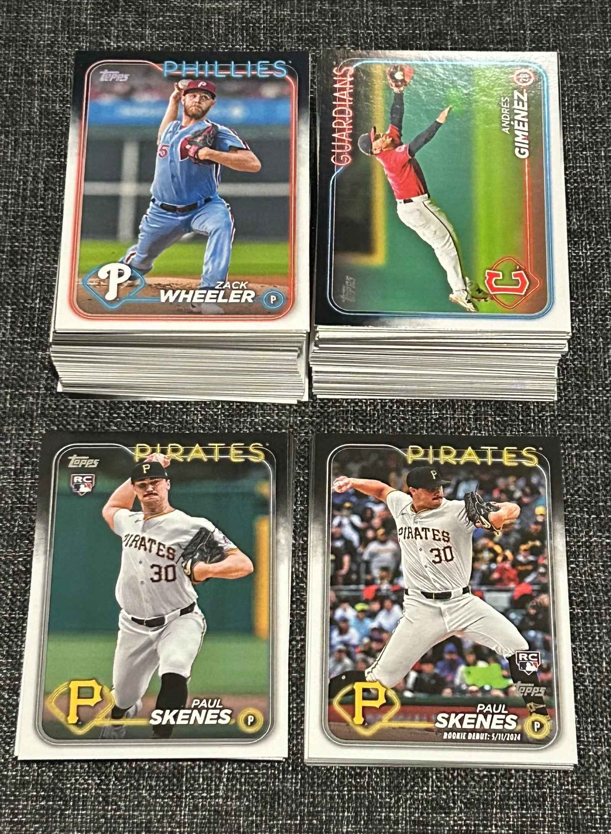 188 MLB Cards – 2024 Topps Series 1 & Update Series Lot