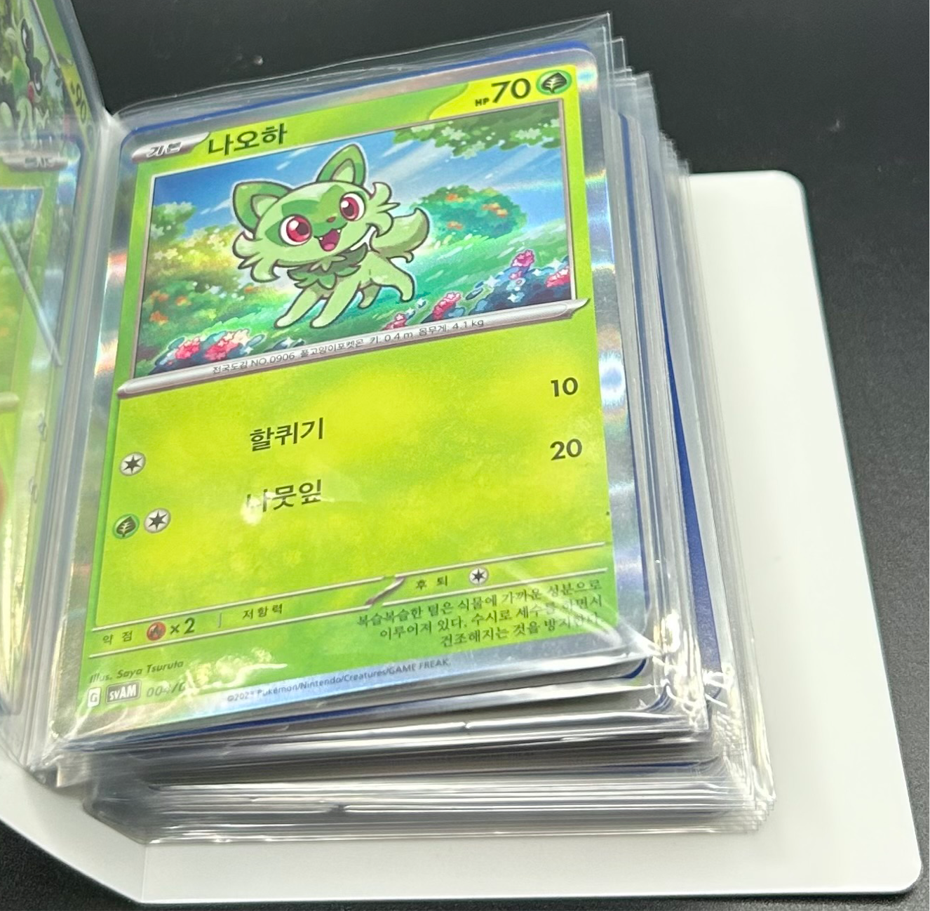 Scarlet & Violet Korean Ex Starter Kit with rules and 60 cards