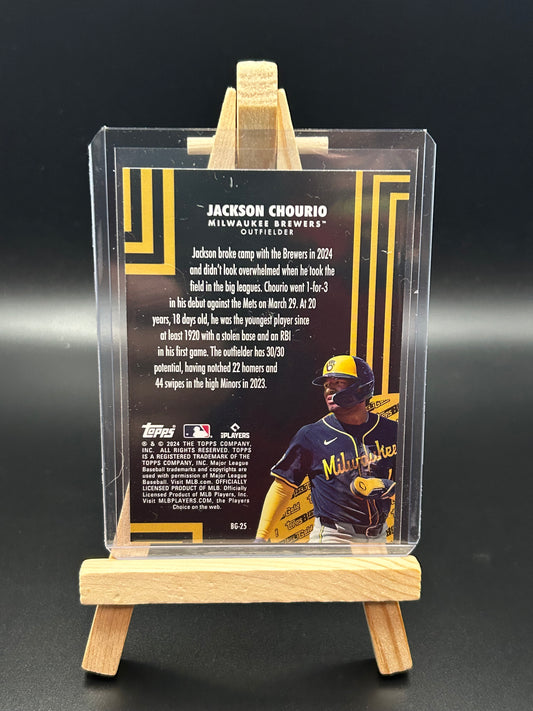 2024 Topps Black and Gold Jackson Chourio RC