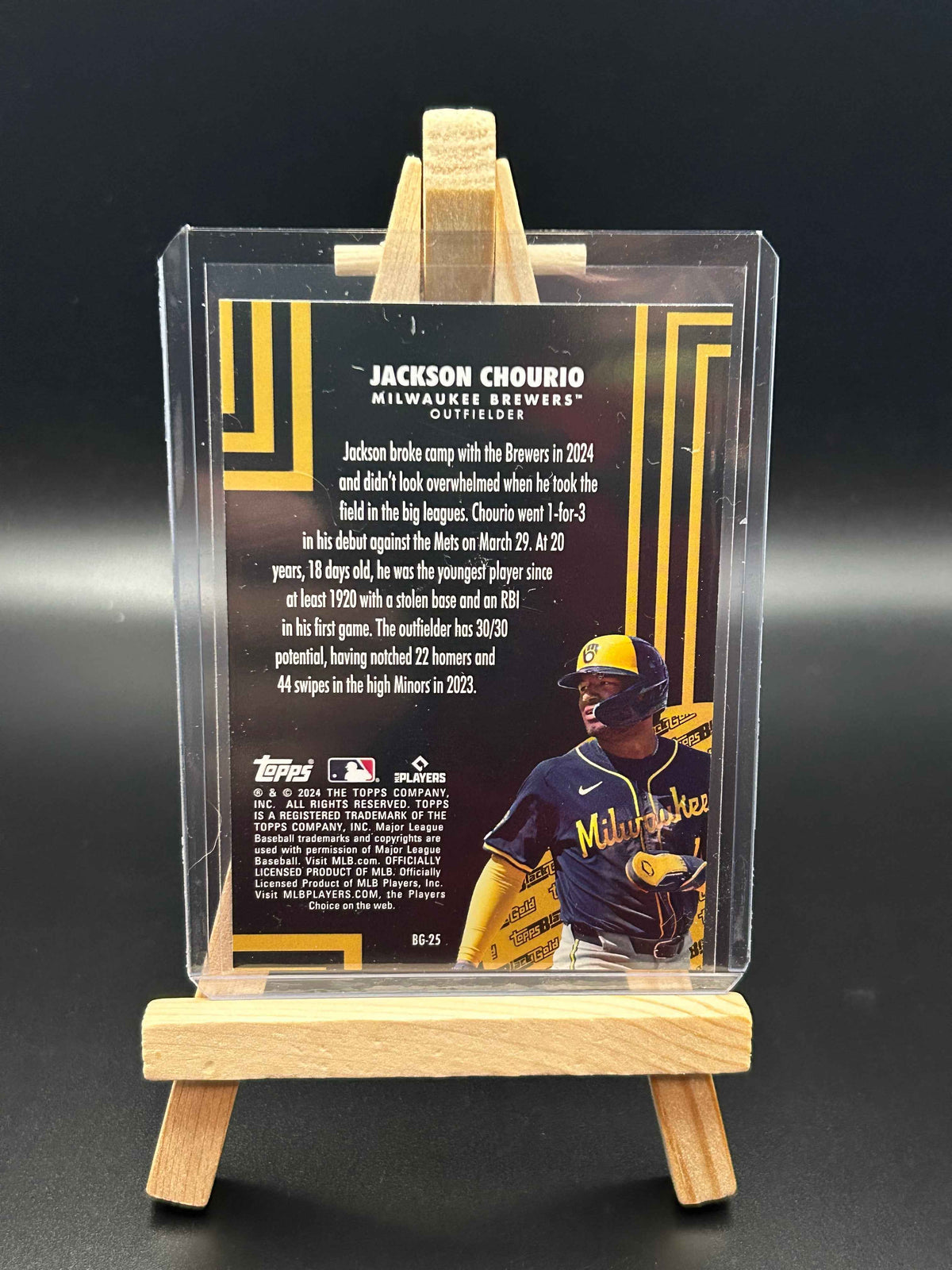 2024 Topps Black and Gold Jackson Chourio RC