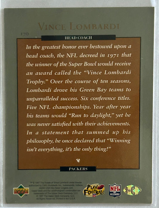 1997 Upper Deck Vince Lombardi Legendary Leaders