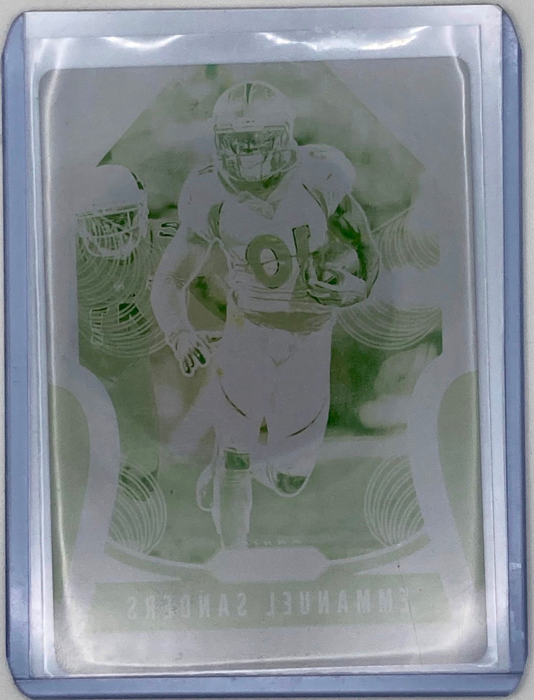Emmanuel Sanders 2019 Panini Prizm Football Printing Plate