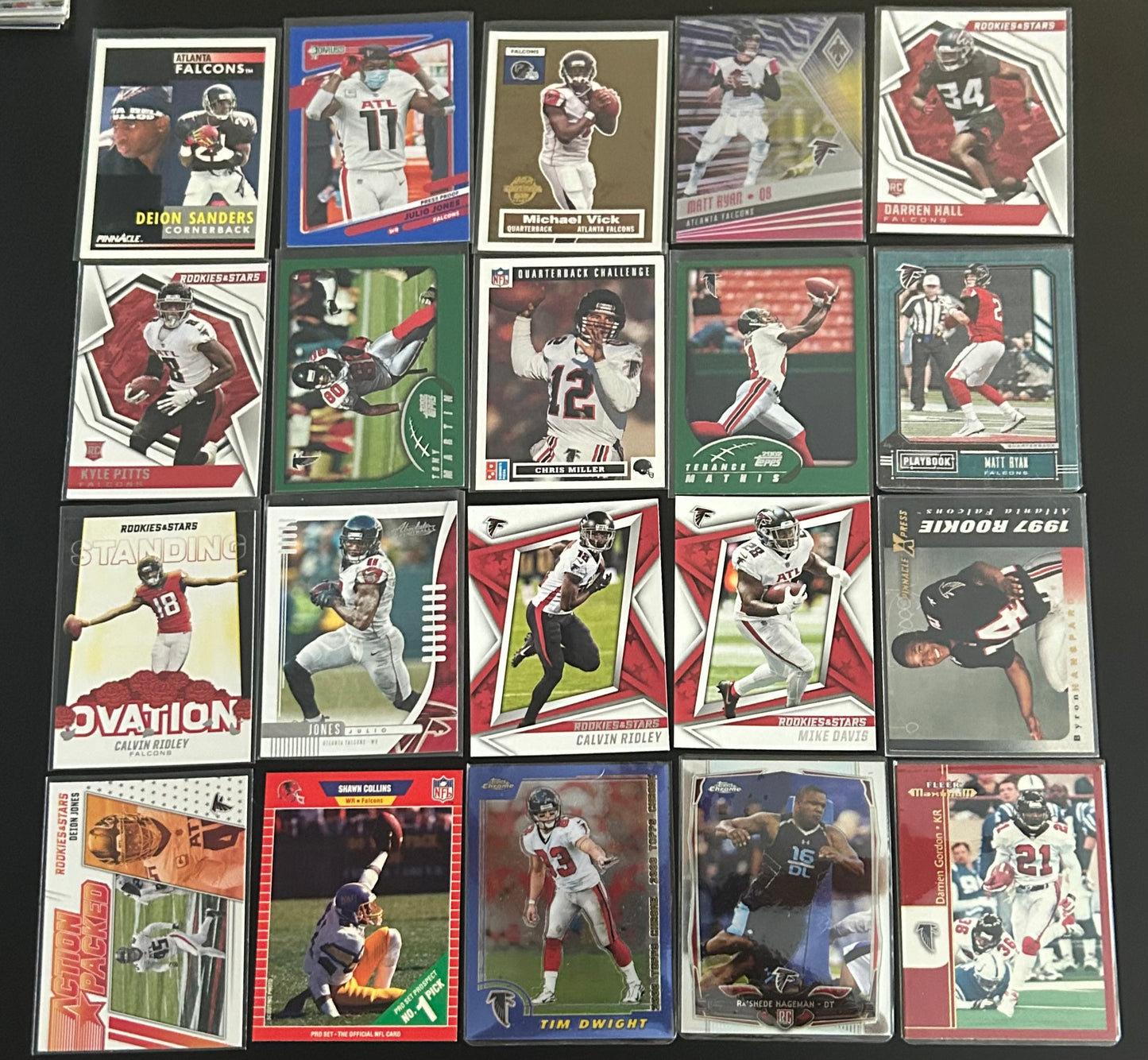 NFL Atlanta Falcons 20 Card Lot #2