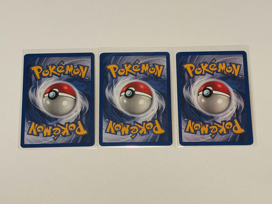 Drowzee - Base Set (BS) Common 3 card lot LP